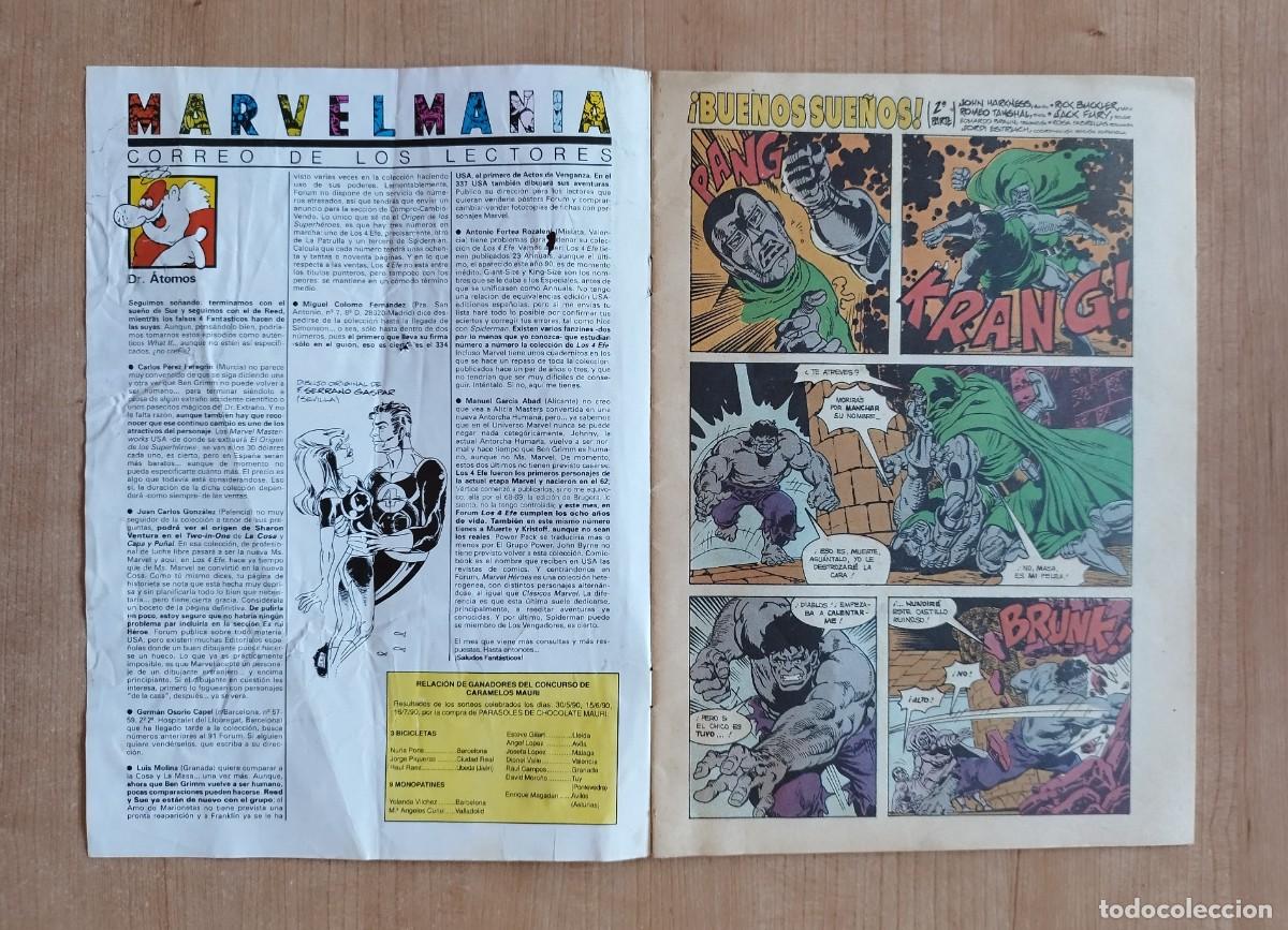 C&oacute;mics: LOS 4 FANTASTICOS, COMIC FORUM, MARVEL N&ordm; 96 ... L5932 - Foto 2