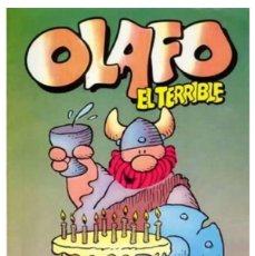 Cómics: OLAFO EL TERRIBLE DOS TOMOS COMPLETA DIK BROWNE EDICIONES ZINCO 1987 NUEVO. Lote 366251661