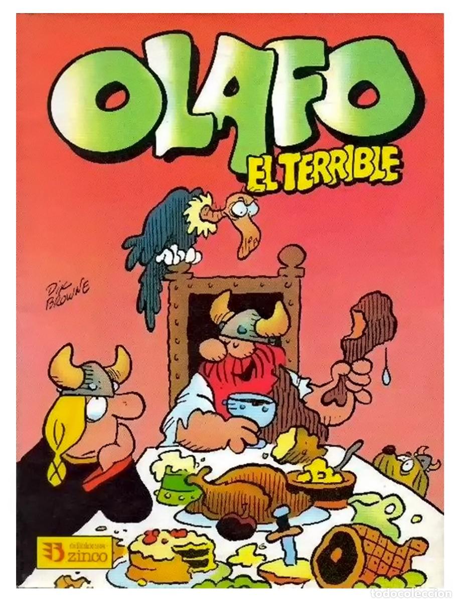 C&oacute;mics: OLAFO EL TERRIBLE N&ordm; 2 DIK BROWNE EDICIONES ZINCO 1987 EXCELENTE - Foto 1