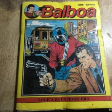 Cómics: COMIC BALBOA : LOGICA DE UN HOMICIDIO Nº 1 - ZINCO. Lote 366591831