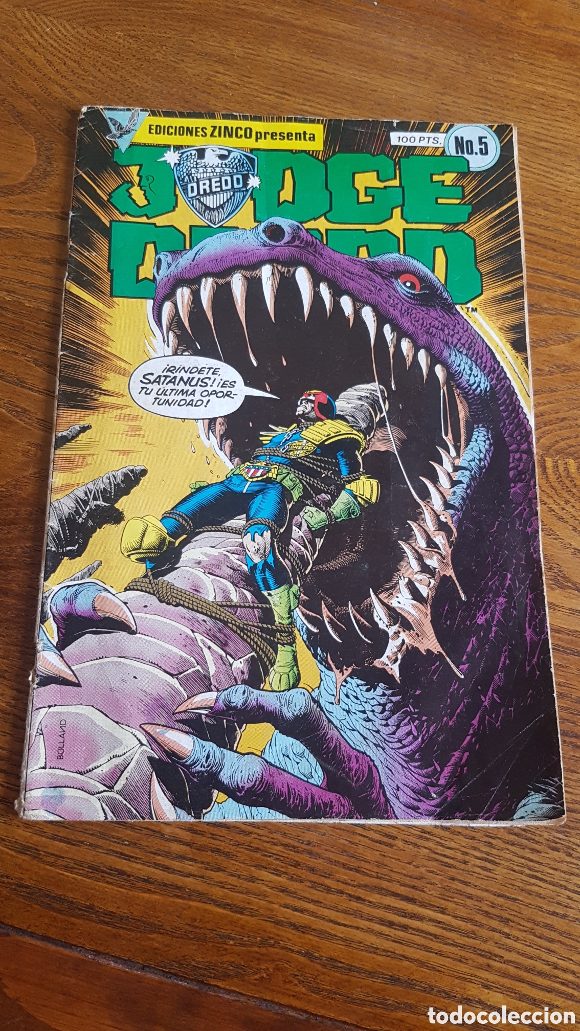 C&oacute;mics: JUDGE DREDD ZINCO EDICIONES N&deg; 5 1984 - Foto 1