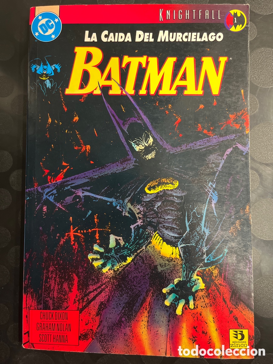 C&oacute;mics: BATMAN : LA CA&Iacute;DA DEL MURCI&Eacute;LAGO N.1 KNIGHTFALL DC ( 1993 ) - Foto 1