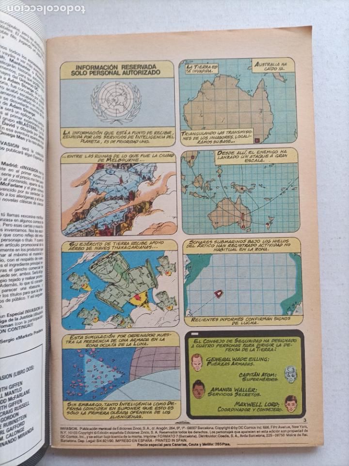 C&oacute;mics: INVASI&Oacute;N 1-2-3-4-5-6 EDICIONES ZINCO - Foto 11