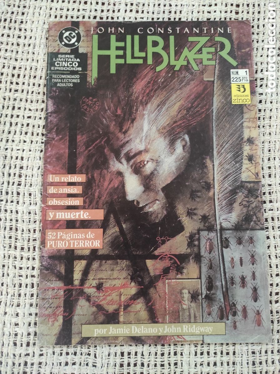 C&oacute;mics: HELLBLAZER N&ordm; 1 DE 5 EDICIONES ZINCO - JOHN CONSTANTINE - Foto 1