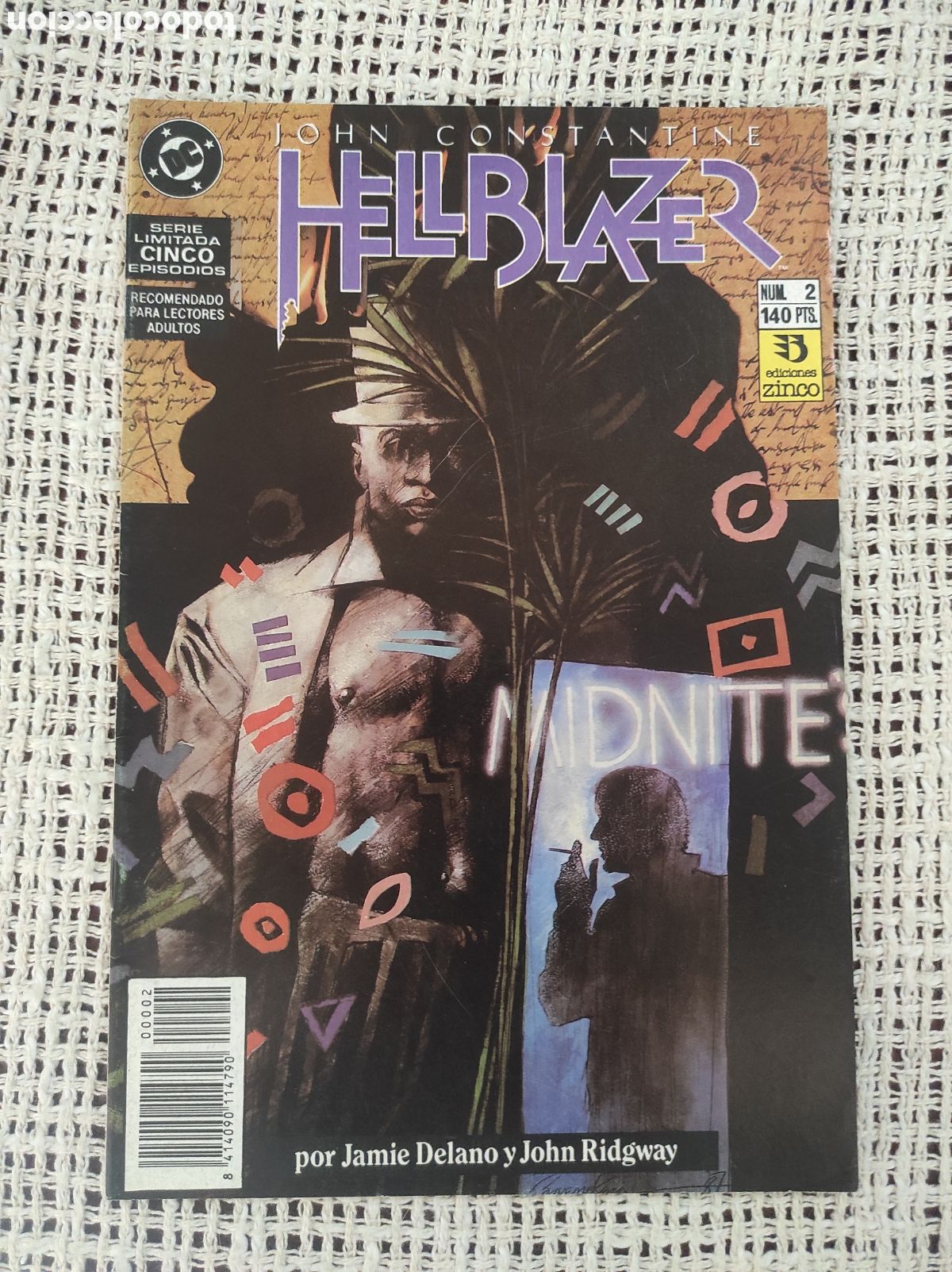 C&oacute;mics: HELLBLAZER N&ordm; 2 DE 5 EDICIONES ZINCO - JOHN CONSTANTINE - Foto 1