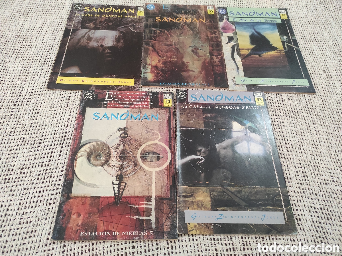 C&oacute;mics: SANDMAN - LOTE DE 5 EJEMPLARES -ED. EDICIONES ZINCO ( SERIE DE 12 ) - Foto 1