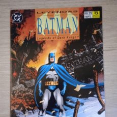 Comics: LEYENDAS DE BATMAN 39 ZINCO. Lote 374496314