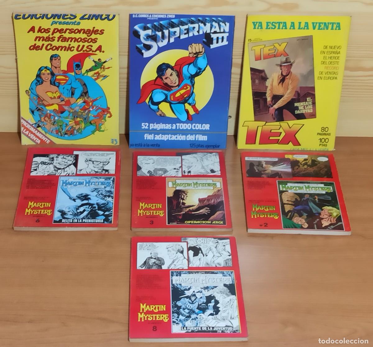 C&oacute;mics: MARTIN MYSTERE 4 TOMOS + 3 GRAPAS - EDITORIAL ZINCO. - Foto 2