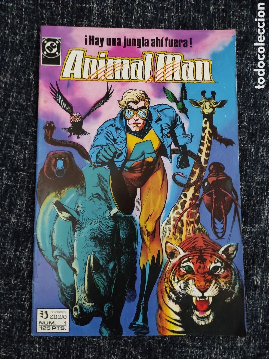 C&oacute;mics: ANIMAL MAN N&ordm; 1 Edita : ediciones Zinco - Foto 1