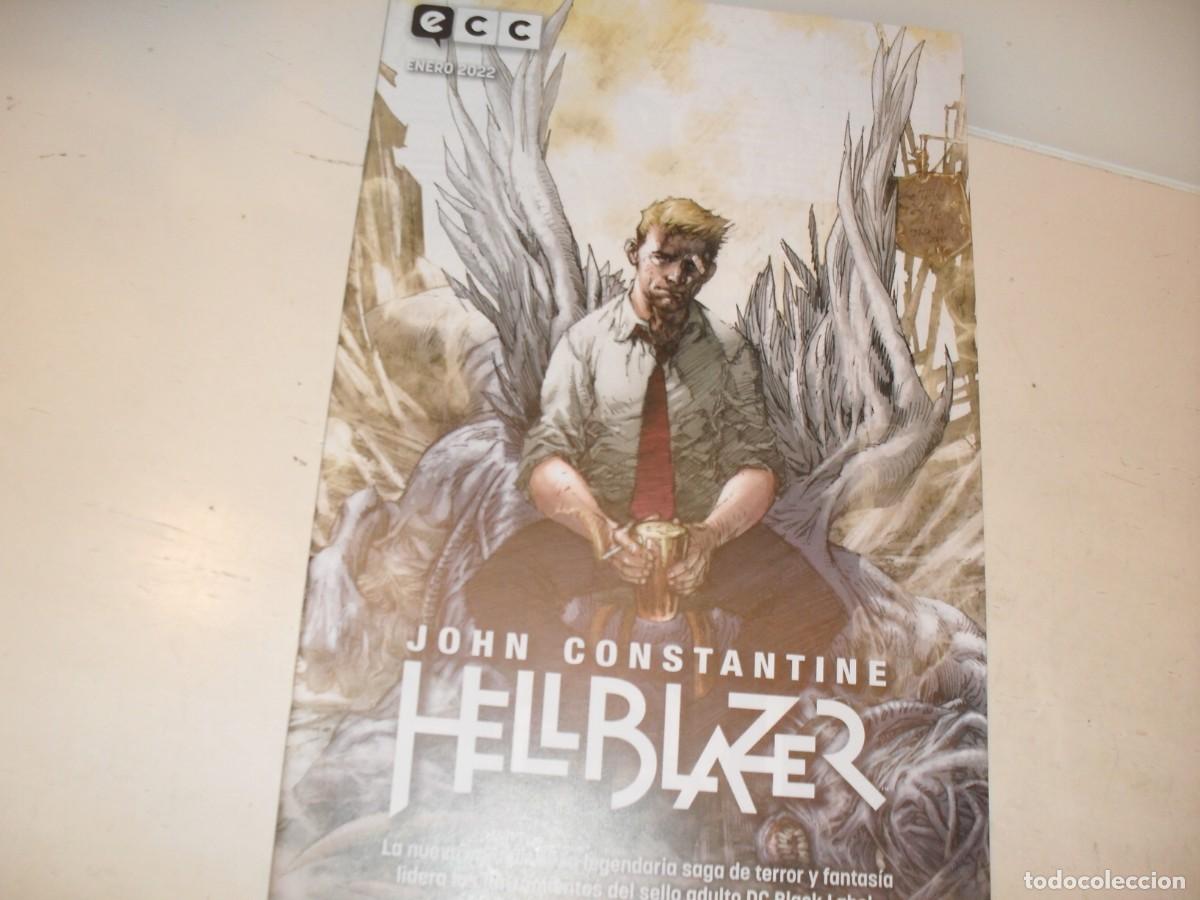 C&oacute;mics: TEBEO PUBLICITARIO,EN PORTADA HELLBLAZER,ECC EDICIONES,ENERO 2022.DE KIOSKO.. - Foto 1