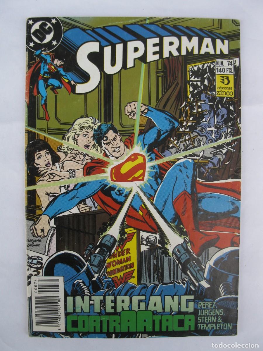 C&oacute;mics: SUPERMAN - N&ordm; 74 - EDICIONES ZINCO - A&Ntilde;O 1990. - Foto 1