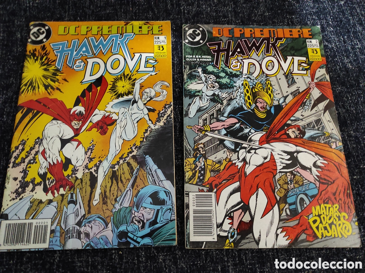 C&oacute;mics: DC PREMIERE N&ordm; 1 Y 2 HAWK & DOVE -EDITA : EDICIONES ZINCO - Foto 1