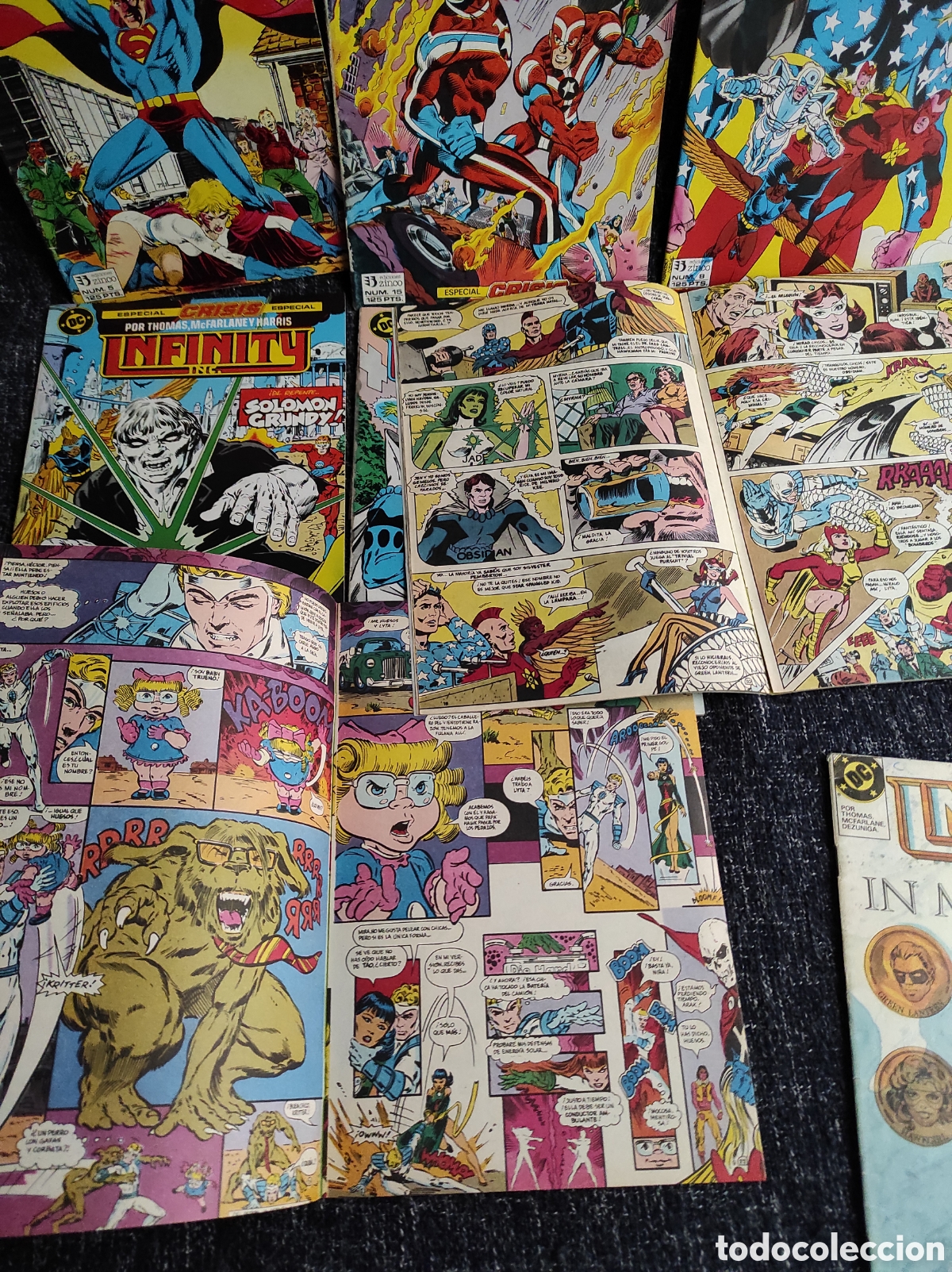 C&oacute;mics: INFINITY - LOTE DE 9 EJEMPLARES - EDICIONES ZINCO - ROY THOMAS, TODD McFARLANE - Foto 2