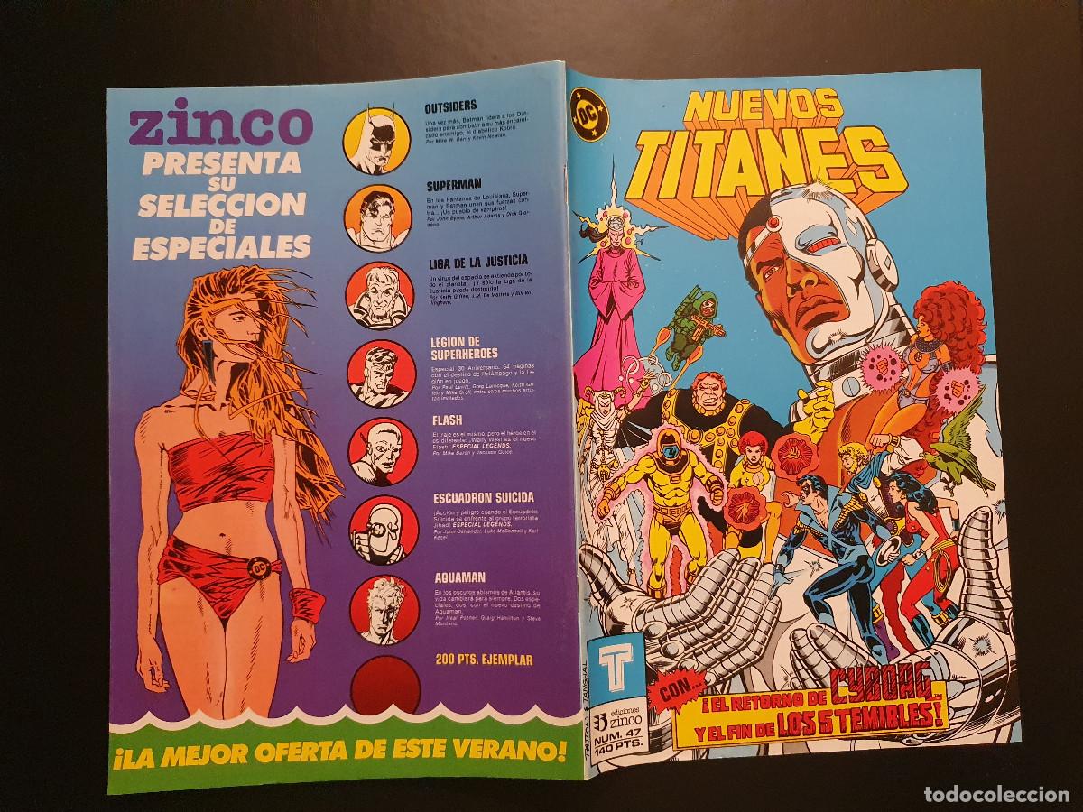 C&oacute;mics: NUEVOS TITANES VOL. 1 # 47 (ZINCO) - 1987 - Foto 2
