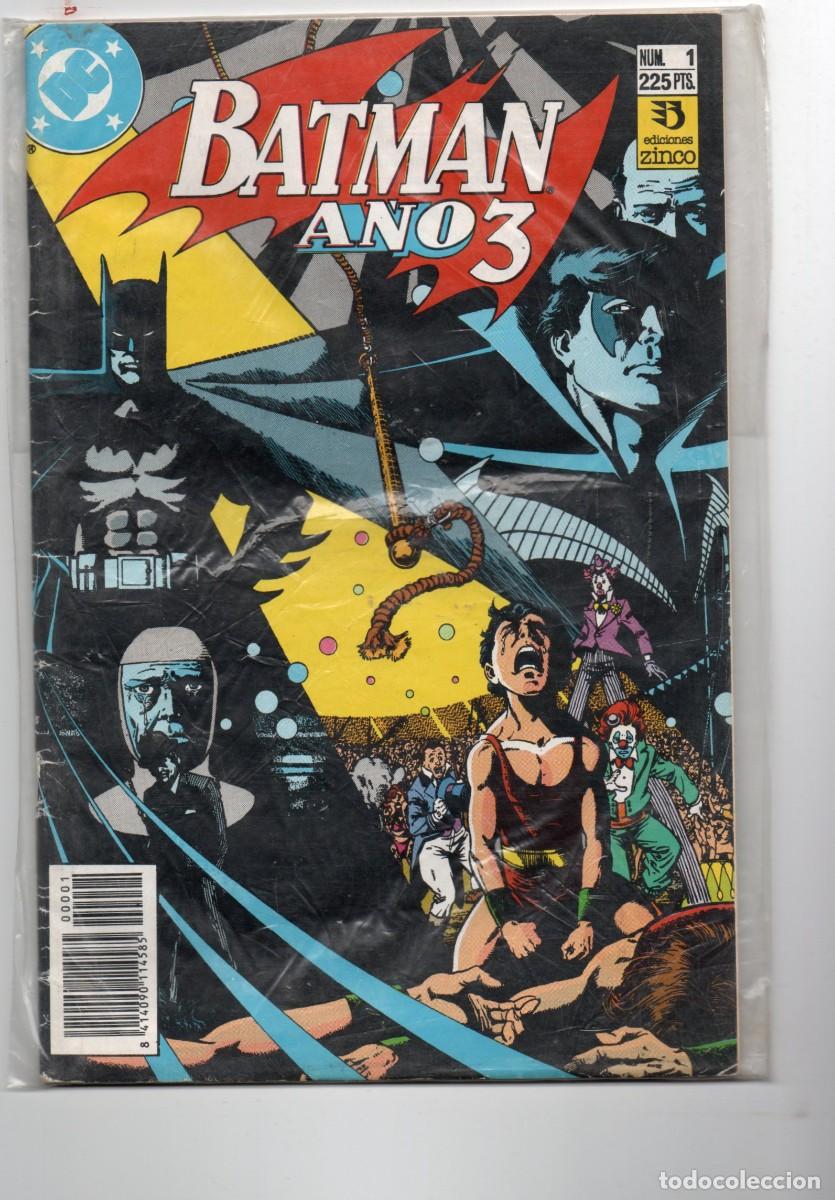 C&oacute;mics: COMIC DC &rdquo; BATMAN A&Ntilde;O 3 &rdquo; N&ordm; 1 EDICIONES ZINCO - Foto 1