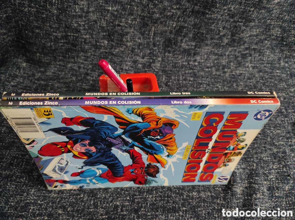 C&oacute;mics: MUNDOS COLISION TOMOS 2 Y 3 -ED. DC - ZINCO - Foto 2