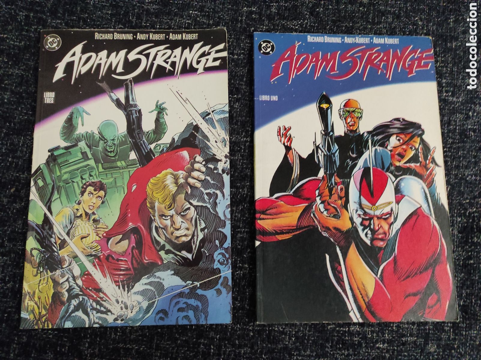 C&oacute;mics: ADAM STRANGE - TOMOS 1 Y 3 / DIBUJOS : ANDY KUBERT -ED. DC - ZINCO - Foto 1