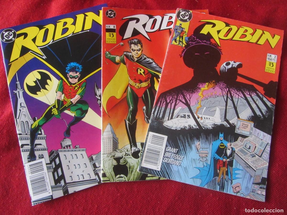 C&oacute;mics: LOTE 3 ROBIN. . ED.ZINCO. 1991 - Foto 1