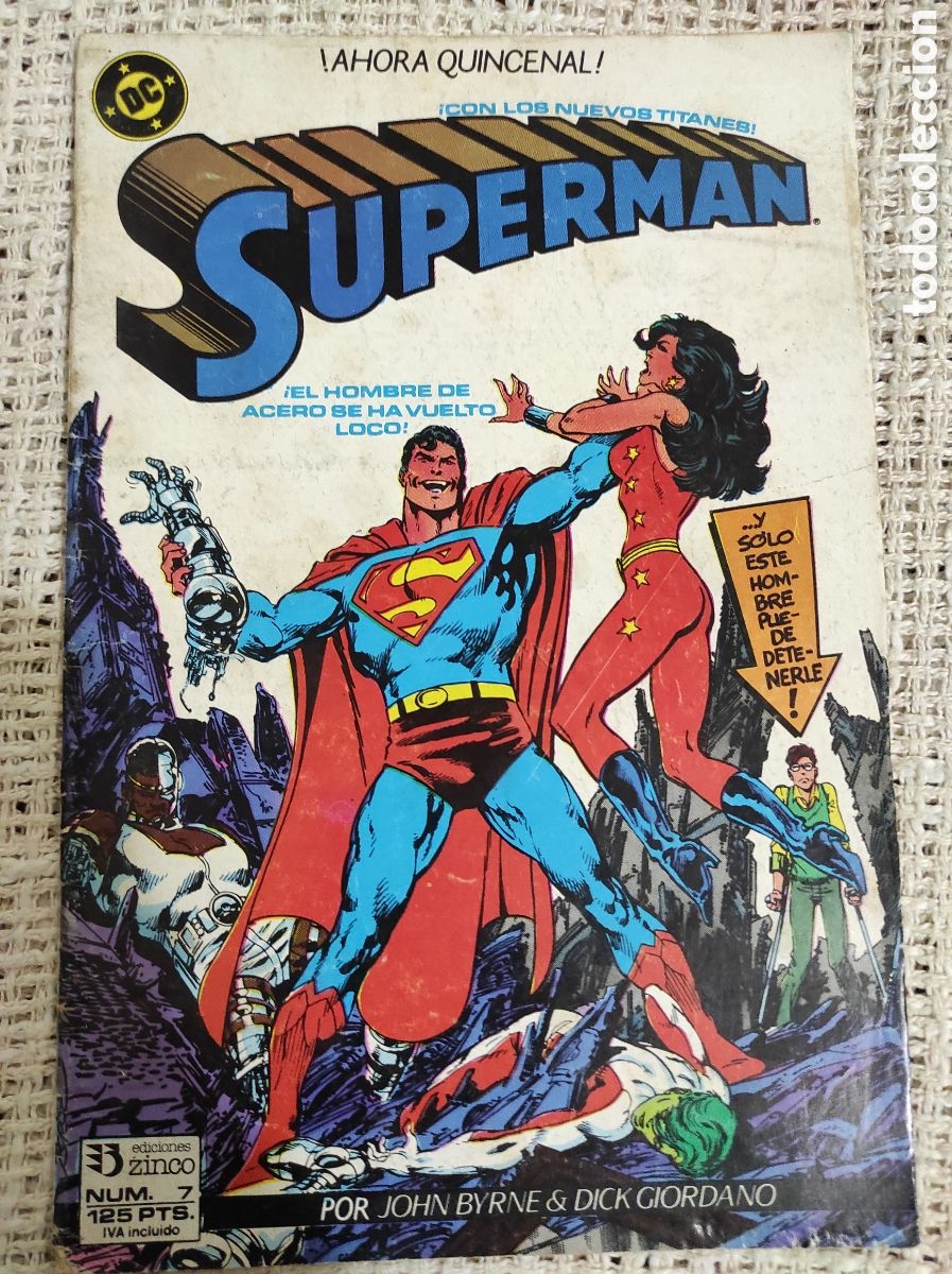 C&oacute;mics: SUPERMAN N&ordm; 7 -EDITA : ZINCO DC - Foto 1