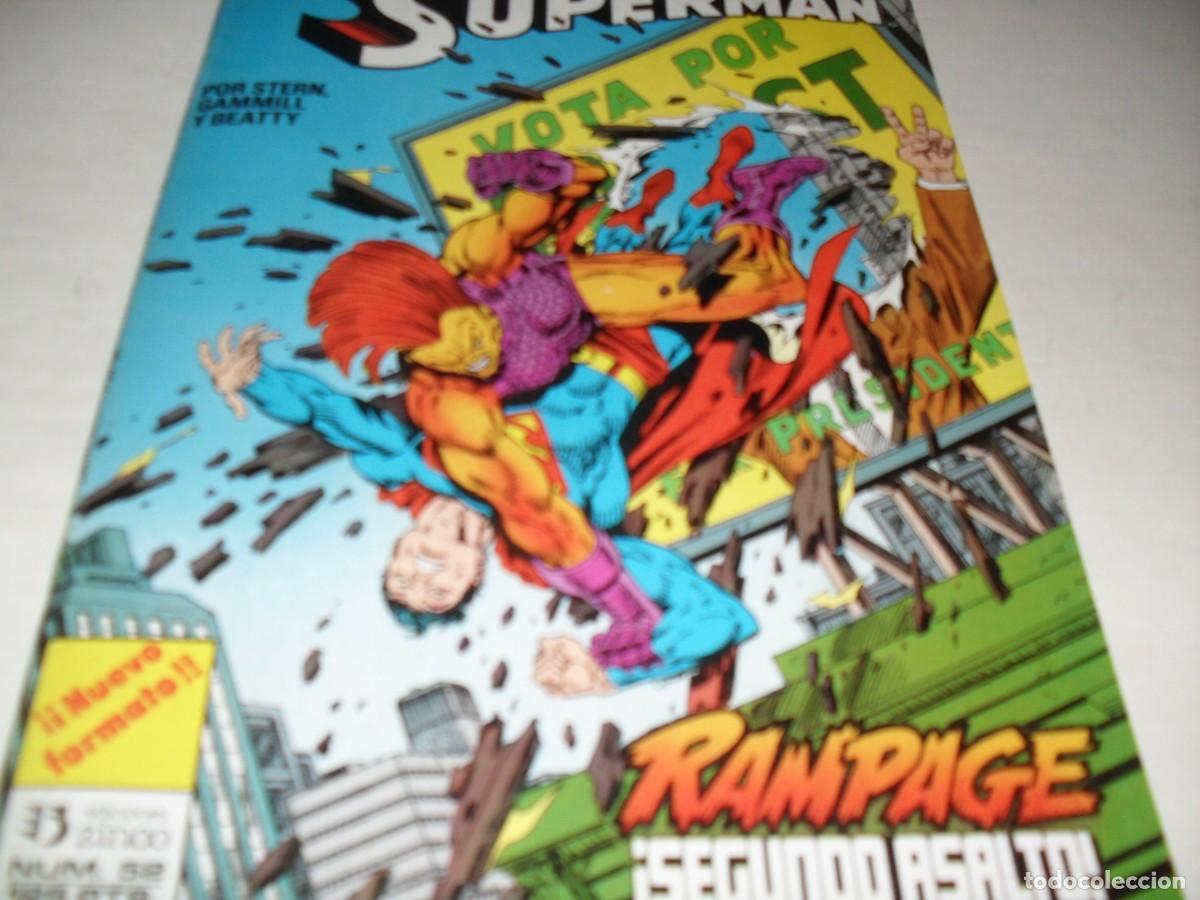 C&oacute;mics: SUPERMAN N&ordm;52,(DE 123).ZINCO,1987.IMPECABLE.1&ordf; EDICION EN ESPA&Ntilde;A. - Foto 1