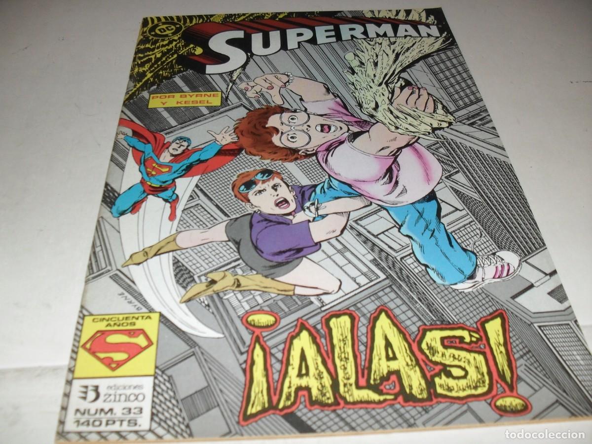 C&oacute;mics: SUPERMAN N&ordm;33,(DE 123).ZINCO,1987.IMPECABLE.1&ordf; EDICION EN ESPA&Ntilde;A. - Foto 1