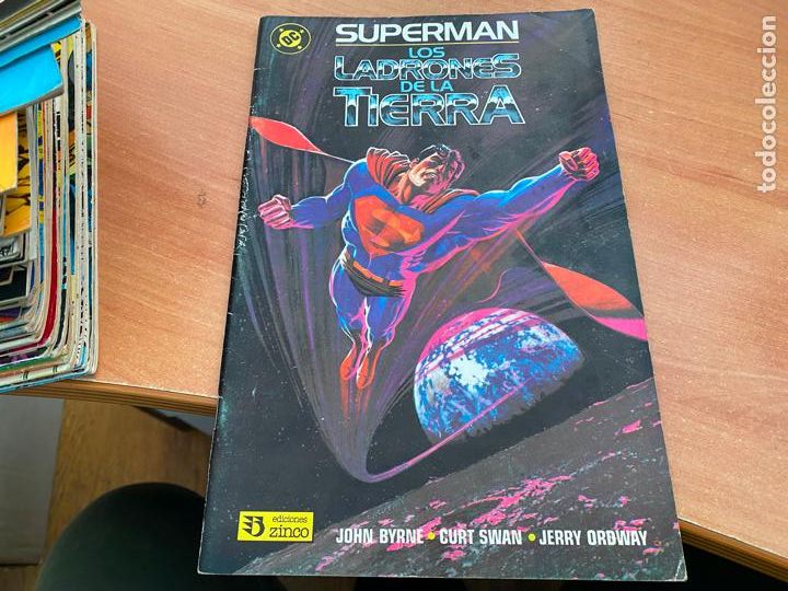 C&oacute;mics: SUPERMAN LOS LADRONES DE LA TIERRA (ORIGINAL ZINCO) (COB100) - Foto 1