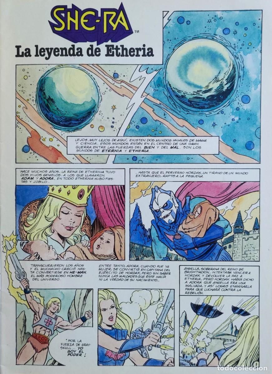 C&oacute;mics: SHE-RA / LA LEYENDA DE ETHERIA N&ordm;1 - 1987 EDICIONES ZINCO. - Foto 4