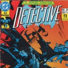 Cómics: CLASICOS DC. BATMAN DETECTIVE COMICS NUMERO 20. EDICIONES ZINCO