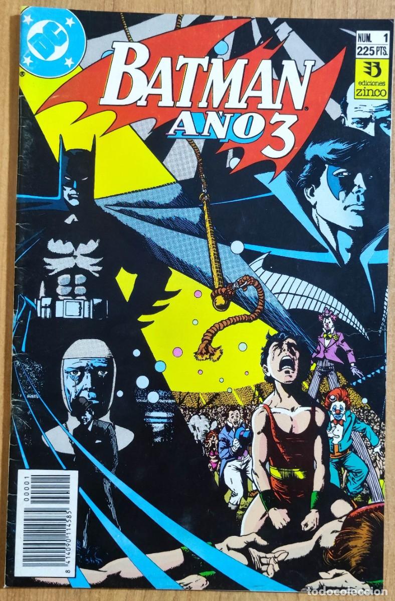 C&oacute;mics: BATMAN A&Ntilde;O 3 N&ordm;1 - 1990 EDICIONES ZINCO. - Foto 1