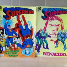 Cómics: LOTE DE 2 COMICS DE SUPERMAN.DC EDICIONES ZINCO . AÑO 1985. Lote 385863239