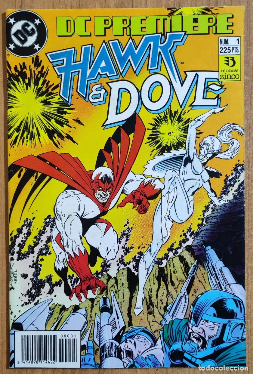 C&oacute;mics: DC PREMIERE N&ordm;1 HAWK & DOVE - DC EDICIONES ZINCO 1990. - Foto 1