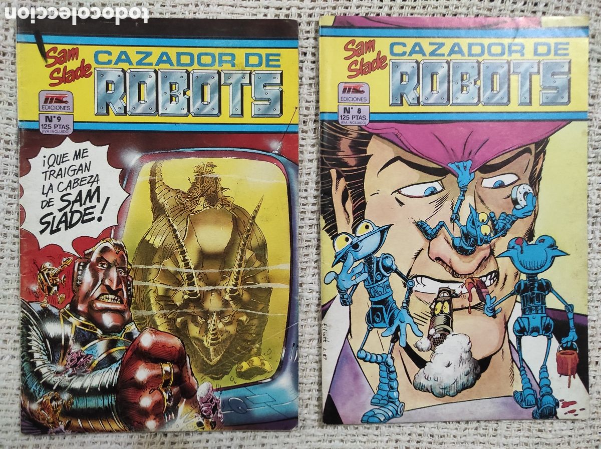 C&oacute;mics: CAZADOR DE ROBOTS - n&ordm; 8 y 9 -ED. MC EDICIONES - Foto 1