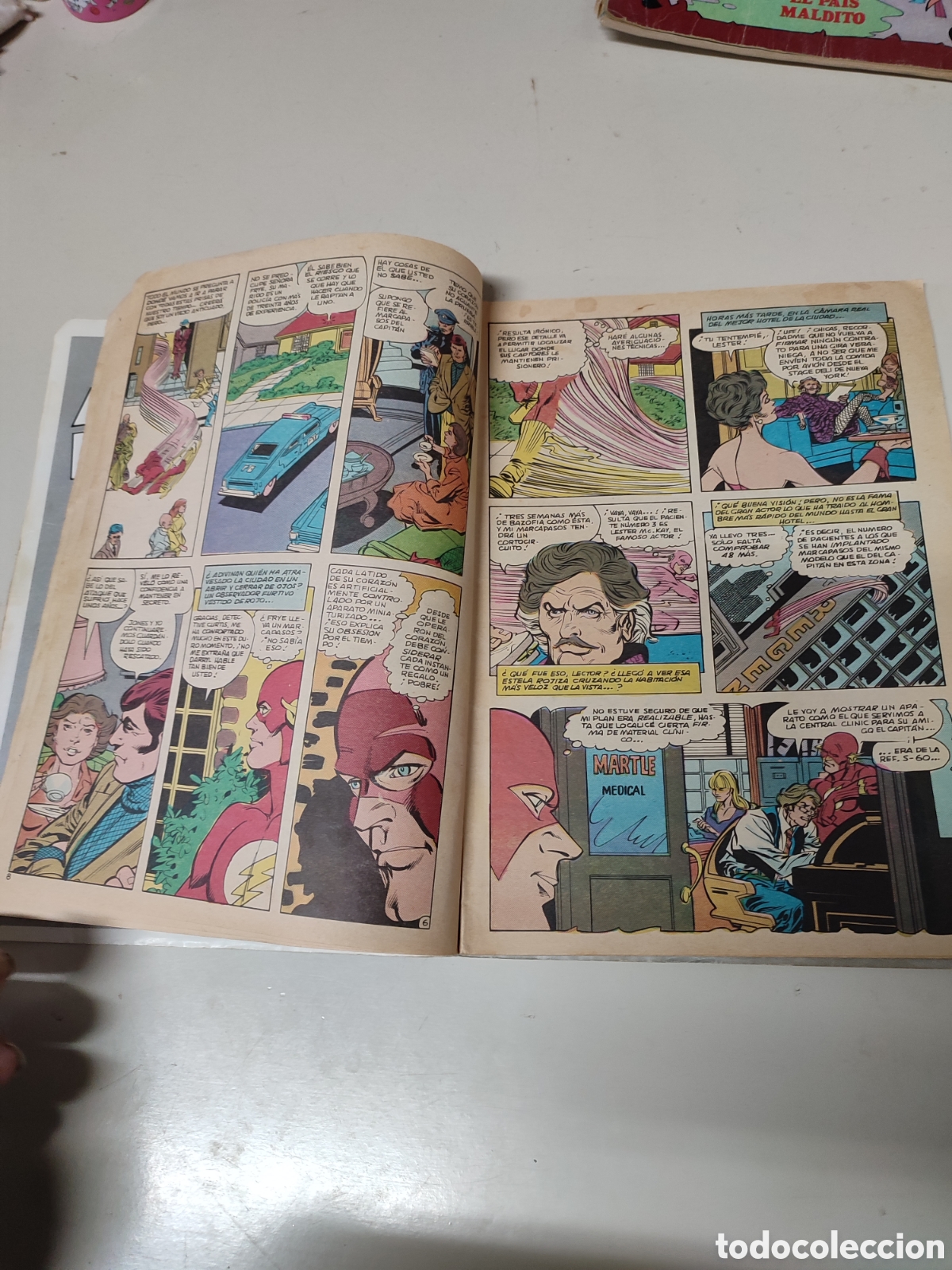 C&oacute;mics: Comic Flash, ediciones Zinco, n&uacute;mero 6. Defectuoso - Foto 5