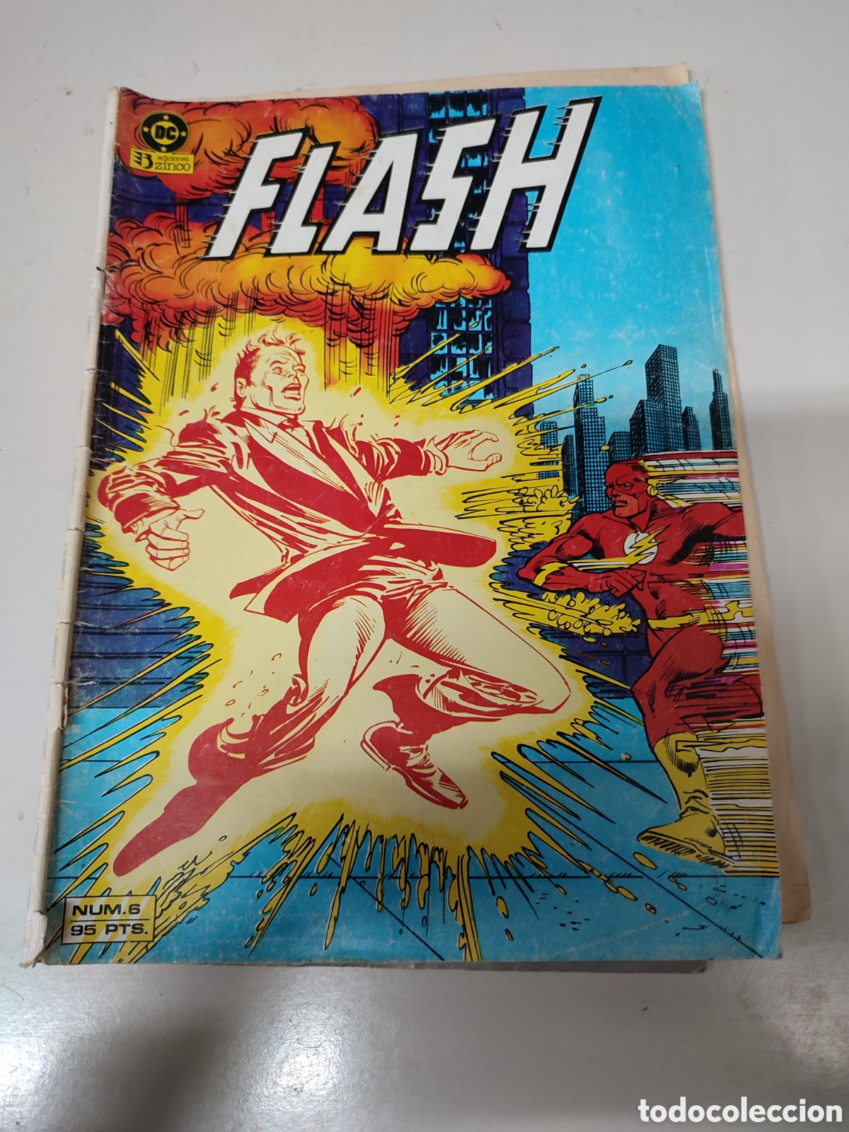 C&oacute;mics: Comic Flash, ediciones Zinco, n&uacute;mero 6. Defectuoso - Foto 1