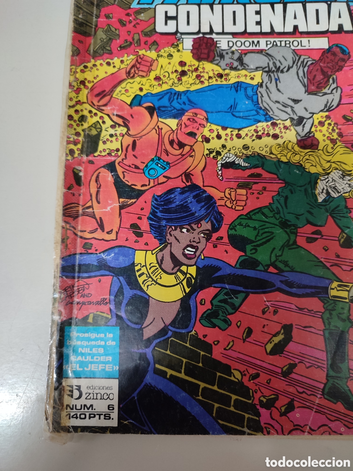 C&oacute;mics: Comic la patrulla condenada, ediciones Zinco, n&uacute;mero 6. - Foto 2