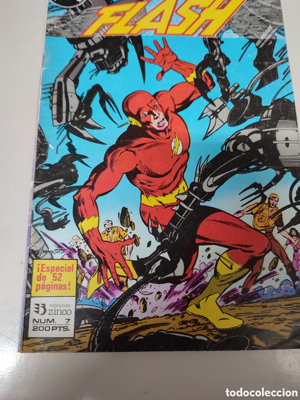 C&oacute;mics: Comic Flash, n&uacute;mero 7 de ediciones Zinco. - Foto 2