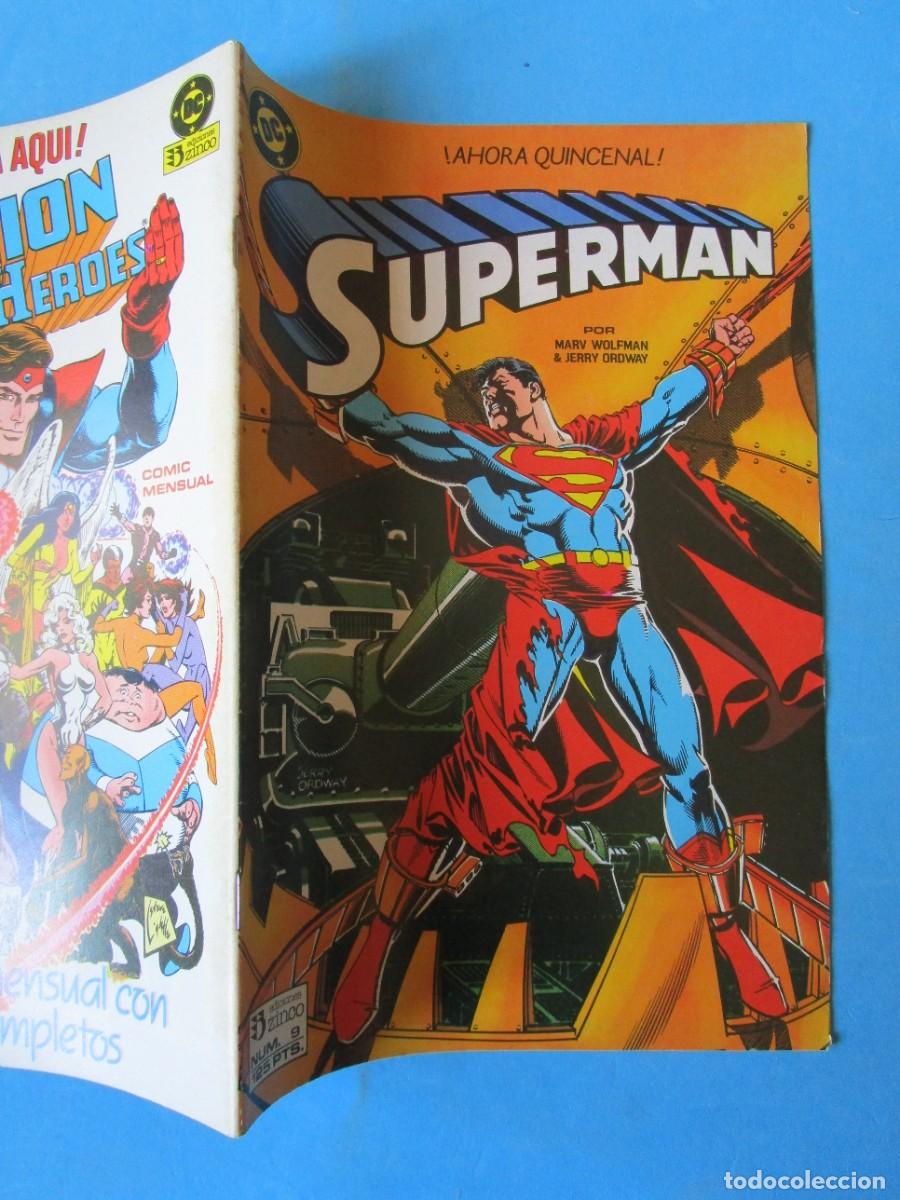 C&oacute;mics: SUPERMAN - VOL. 2 N&ordm; 9 - DC ZINCO - 1987 - Foto 2