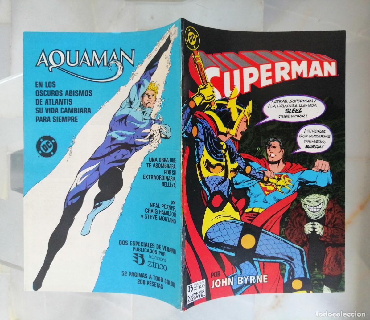 C&oacute;mics: SUPERMAN - VOL. 2 N&ordm; 25 - DC ZINCO - 1987 - Foto 2