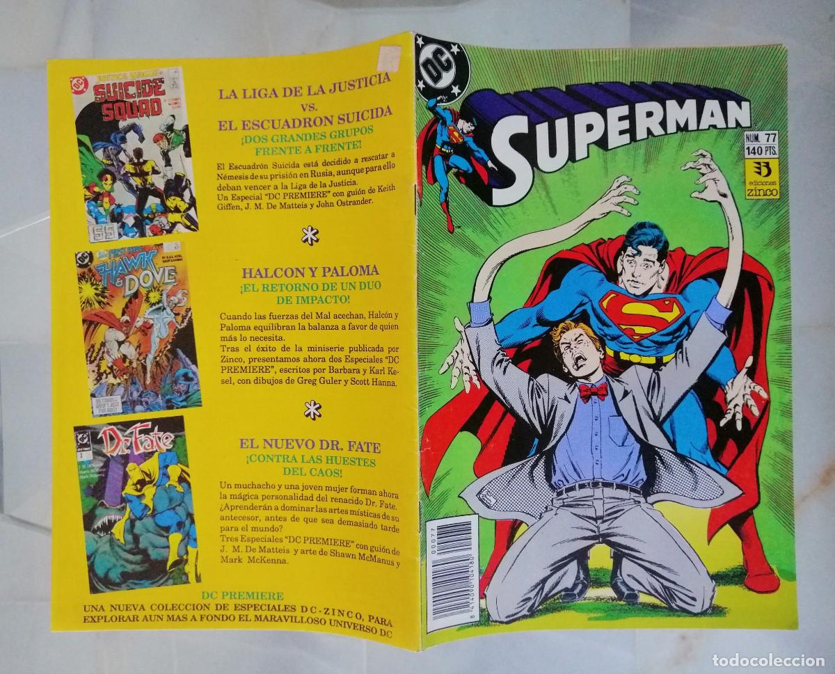 C&oacute;mics: SUPERMAN - VOL. 2 N&ordm; 77 - DC ZINCO - 1987 - Foto 2