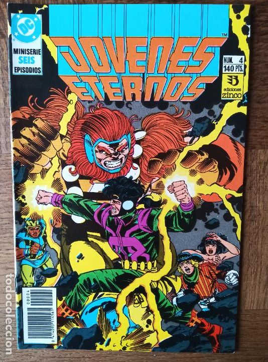C&oacute;mics: JOVENES ETERNOS N&ordm; 4 - DC COMICS ZINCO - Foto 1