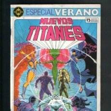 Cómics: NUEVOS TITANES, ESPECIAL VERANO 1984, EDITORIAL ZINCO, MUY BUEN ESTADO. Lote 398325639