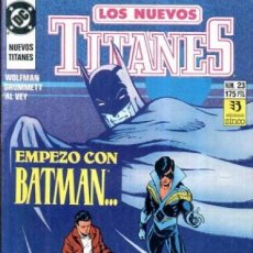 Cómics: LOS NUEVOS TITANES-ZINCO- Nº 23 -DEJÁ VU-EMPEZÓ CON BATMAN-1990-WOLFMAN-GRUMMETT-REGULAR-LEA-8514. Lote 399710609