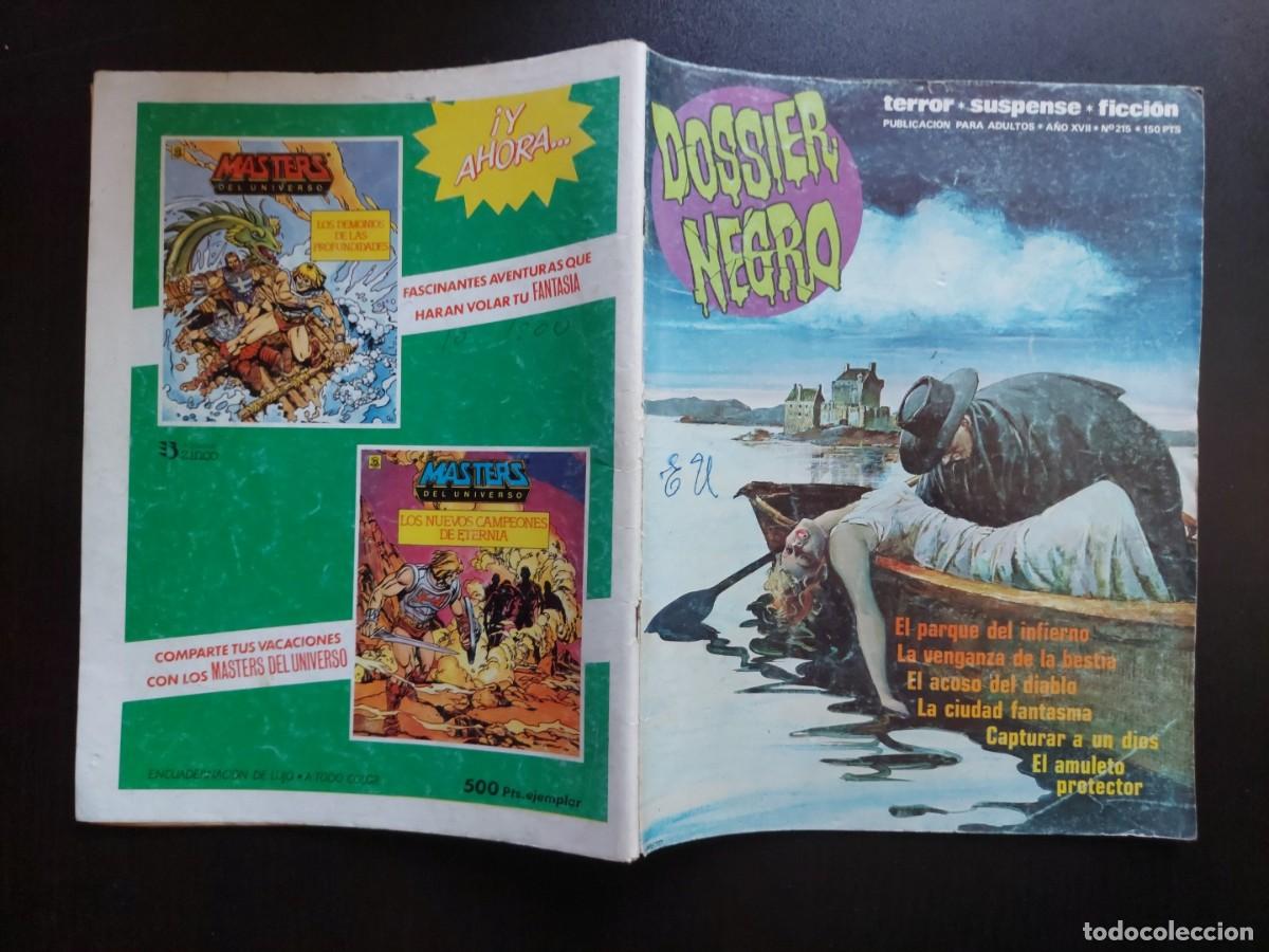 C&oacute;mics: Dossier Negro n&ordm; 215 - Ediciones Zinco - 1988 - Foto 3