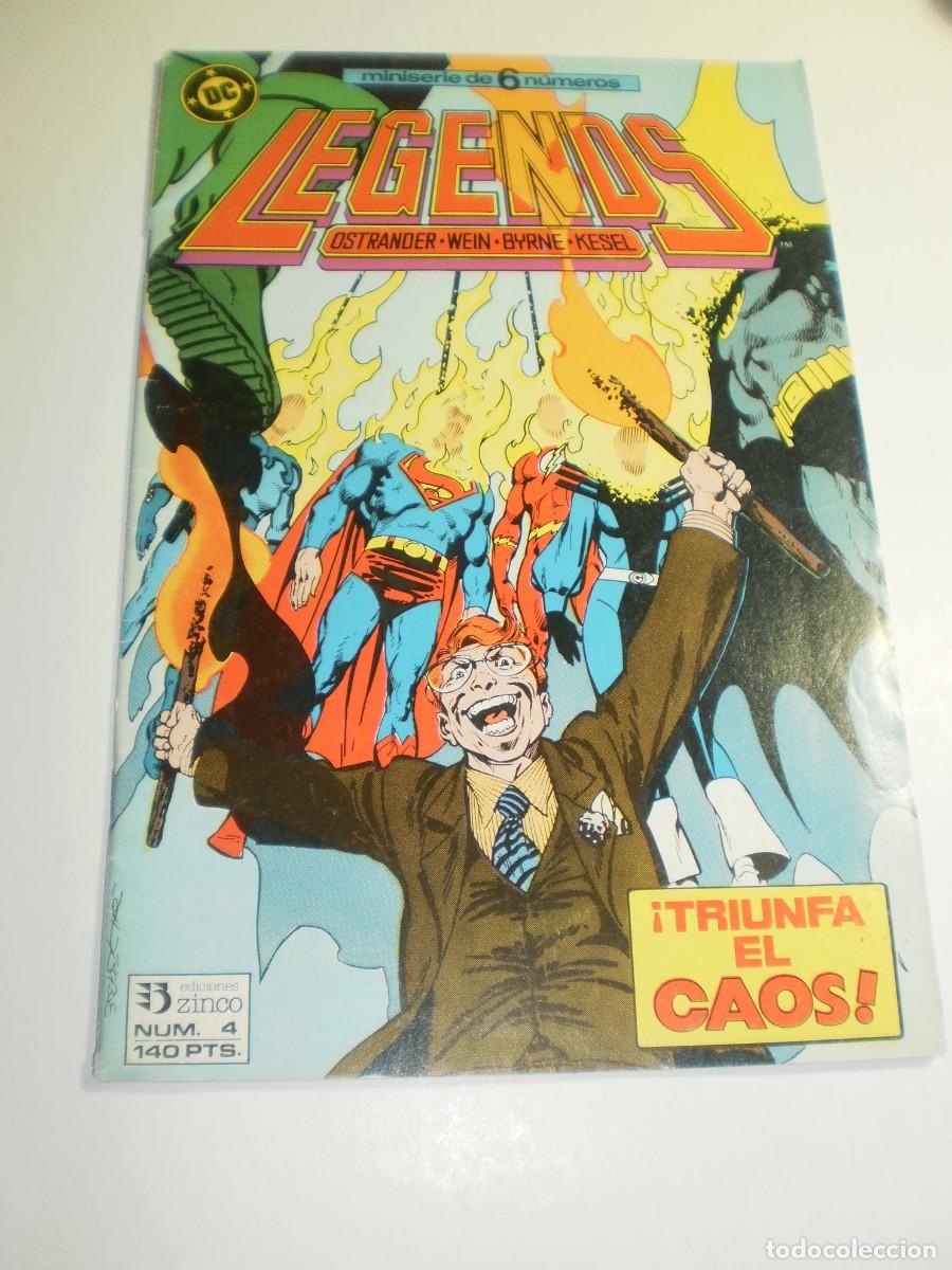 C&oacute;mics: legends n&ordm; 4. dc comics 1987 (buen estado) - Foto 1