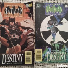 Cómics: LEYENDAS DE BATMAN: DESTINY : COMPLETA 2 EJEMPLARES -ED. ZINCO DC. Lote 401848189