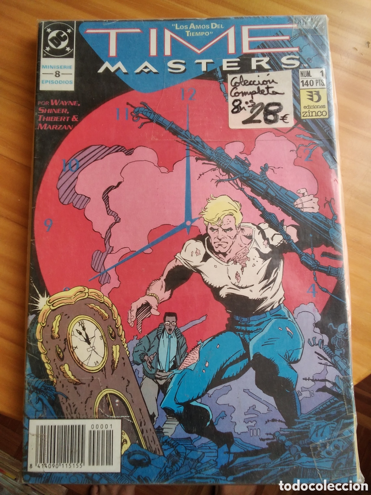 C&oacute;mics: Time m&aacute;sters zinco comic colecci&oacute;n completa 8 numeros - Foto 1