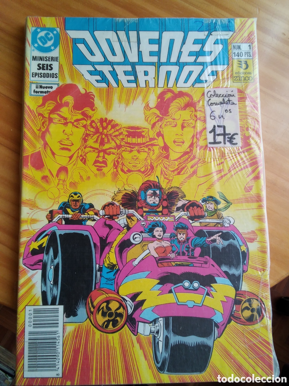 C&oacute;mics: J&oacute;venes eternos zinco comic colecci&oacute;n completa 6 numeros - Foto 1