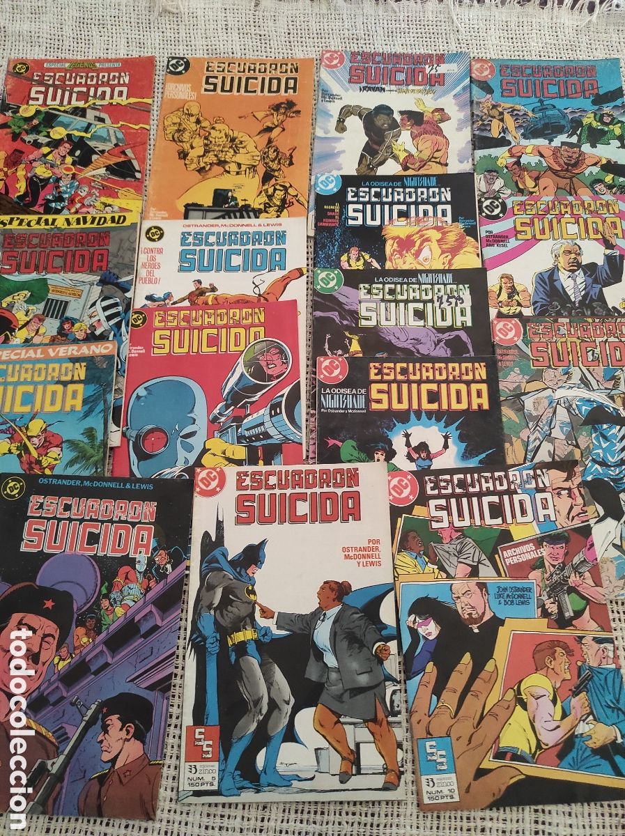 C&oacute;mics: ESCUADRON SUICIDA - LOTE DE 16 EJEMPLARES -EDITA : EDICIONES ZINCO - Foto 1
