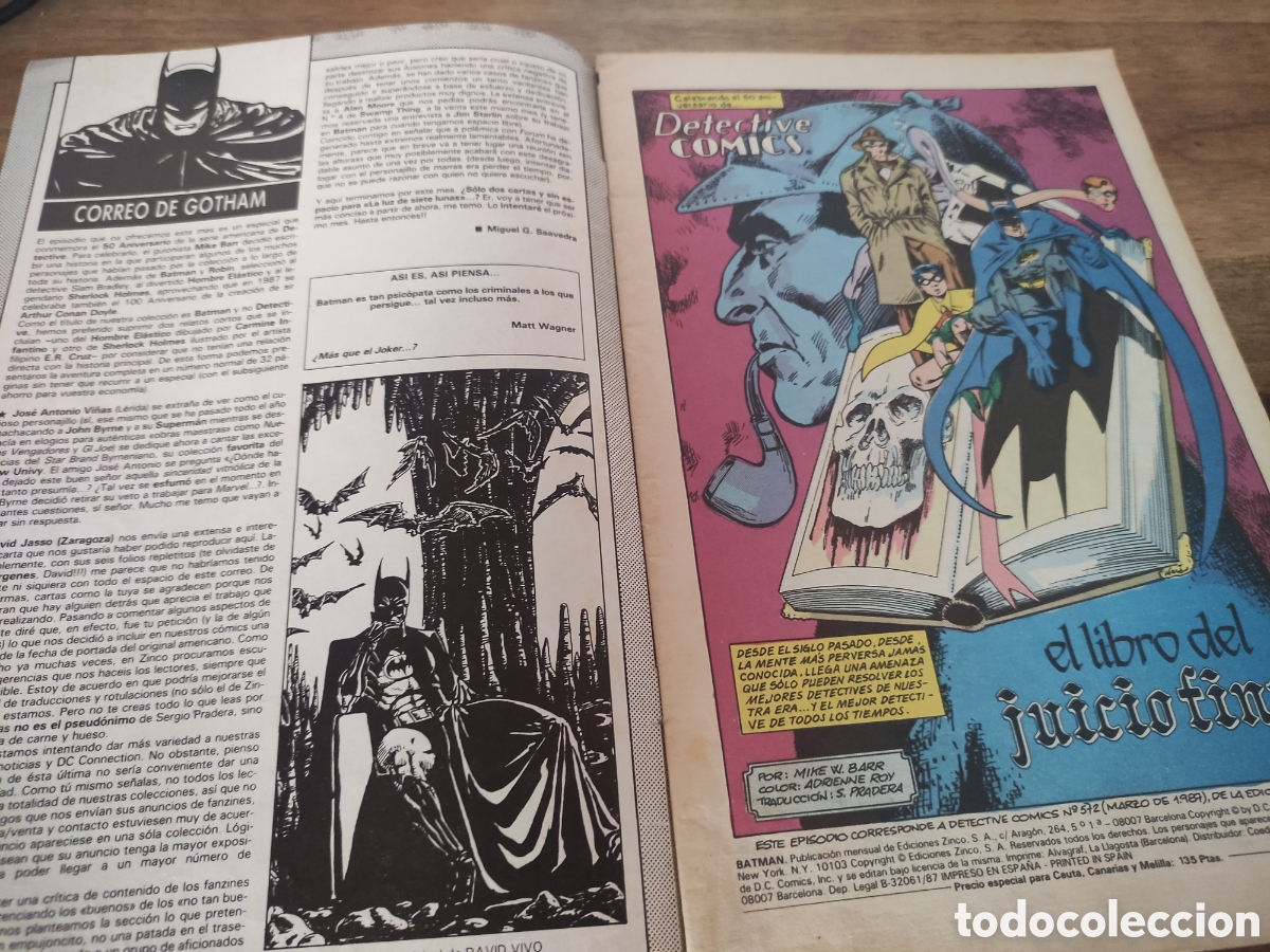 C&oacute;mics: BATMAN , NUM 10 EDICIONES ZINCO - Foto 2