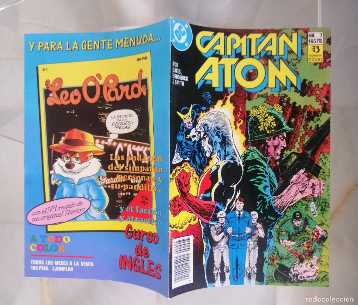 C&oacute;mics: CAPITAN ATOM N&ordm; 7 - ZINCO 1989 EXCELENTE ESTADO - Foto 2